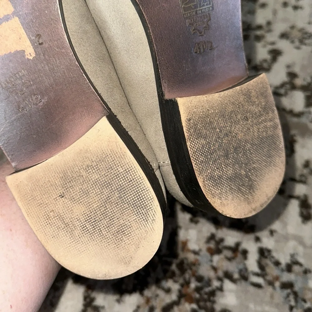 Free People Suede Slip On Loafers Size 10.5
